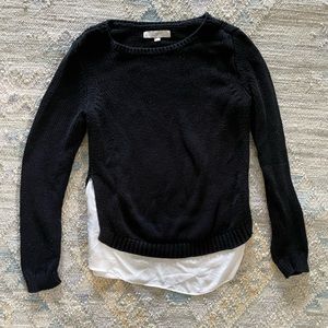 Loft shirt sweater combo